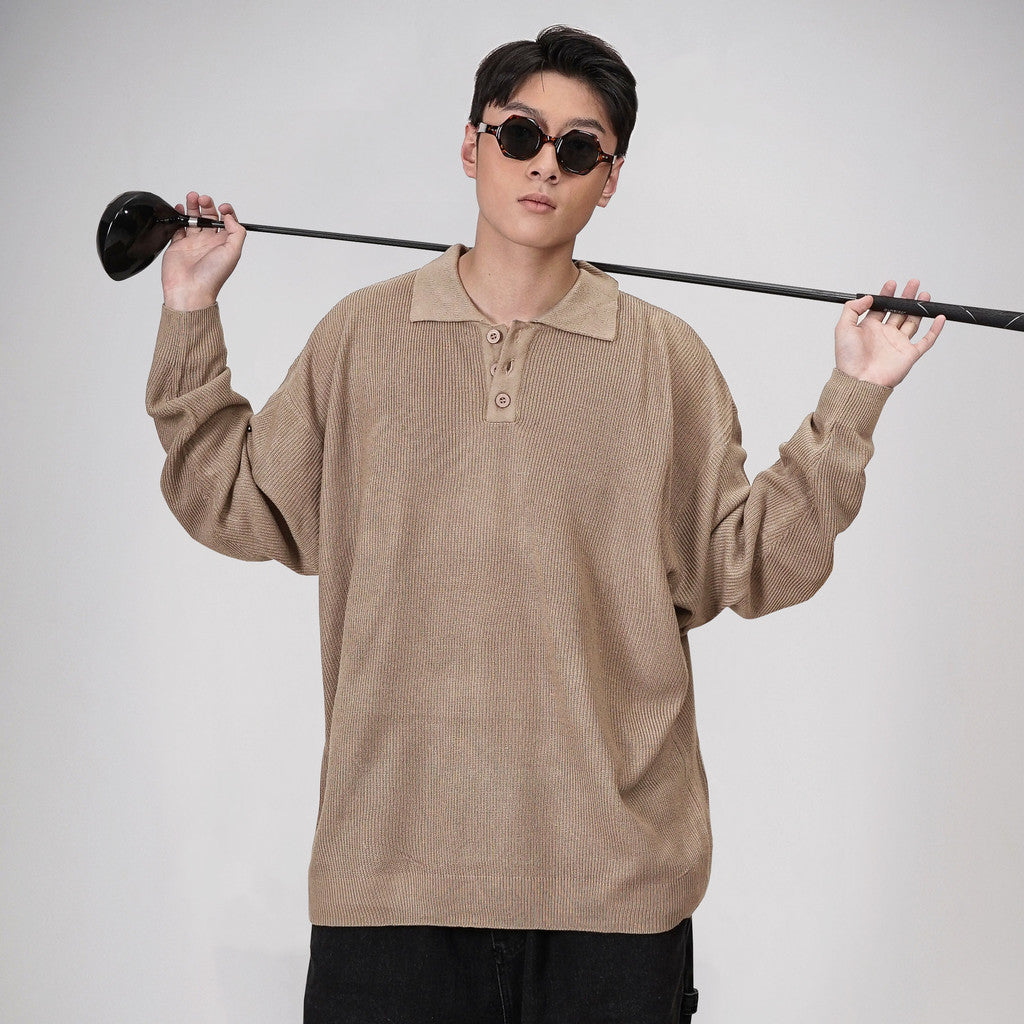 Sweater Rajut Longgar Noforty Project Katou Cokelat