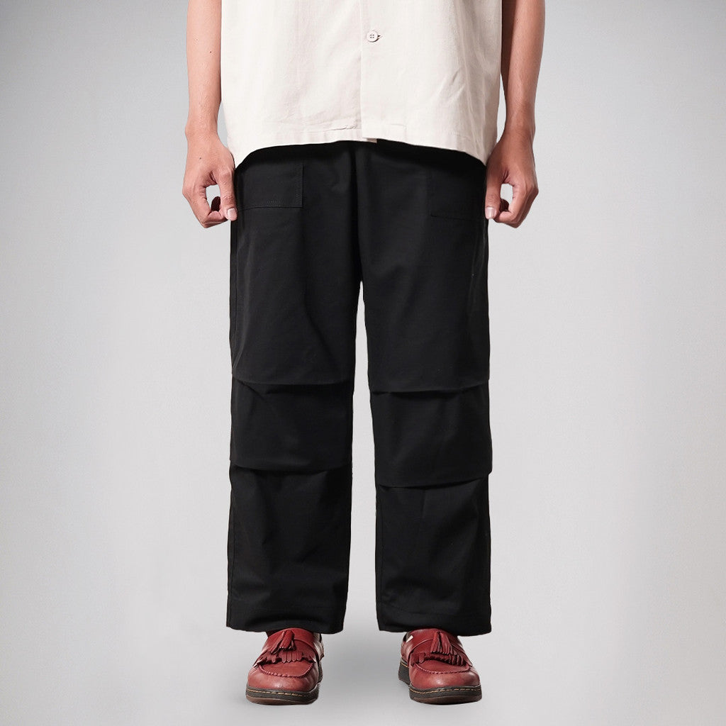 Noforty Project Oversize Long Baggy Pants Navara Black