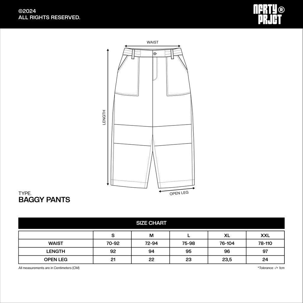 Noforty Project Oversize Long Baggy Pants Navara Beidge