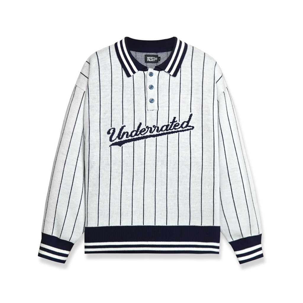 Noforty Project Oversize Sweater Rugby Nismo White