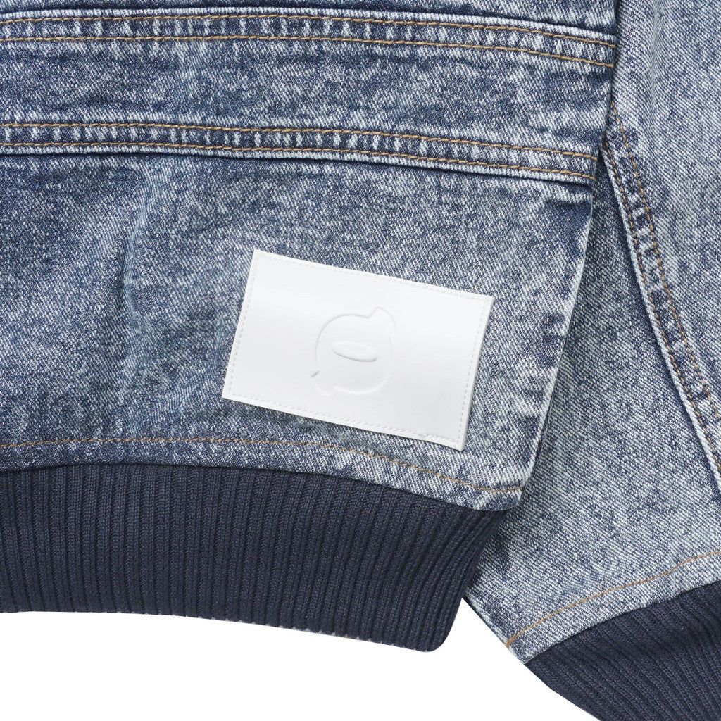Noforty Project Oversize Bomber Denim Jacket Emphatyc Ice Wash