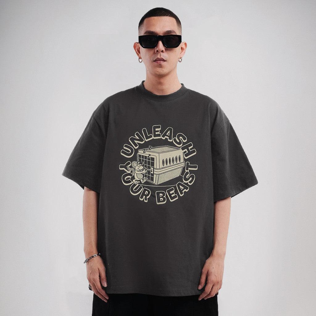 Noforty Project Oversize Tshirt Unleash Dark Grey