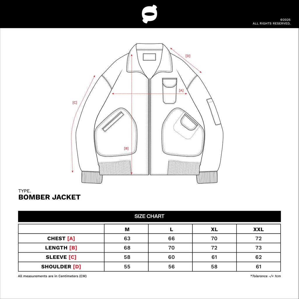 Noforty Project Oversize Bomber Denim Jacket Emphatyc Ice Wash