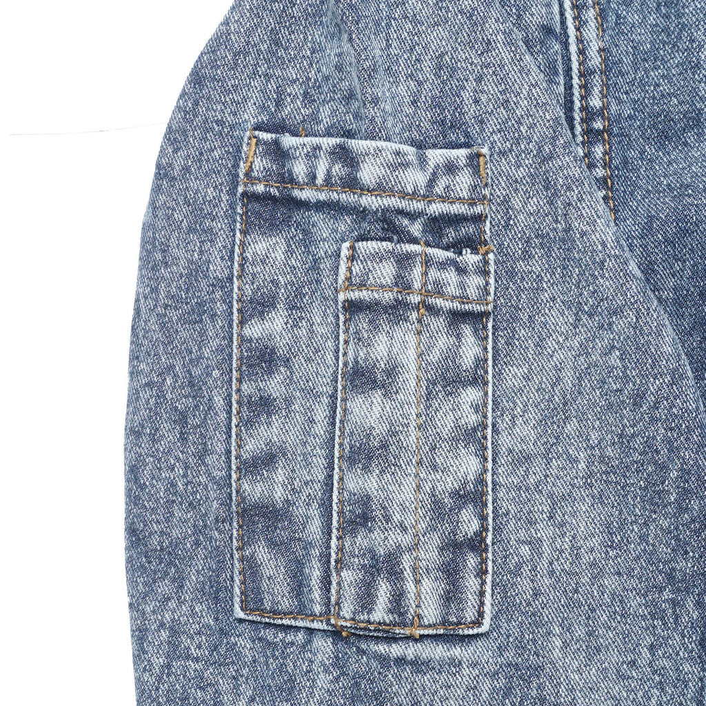 Noforty Project Oversize Bomber Denim Jacket Emphatyc Ice Wash