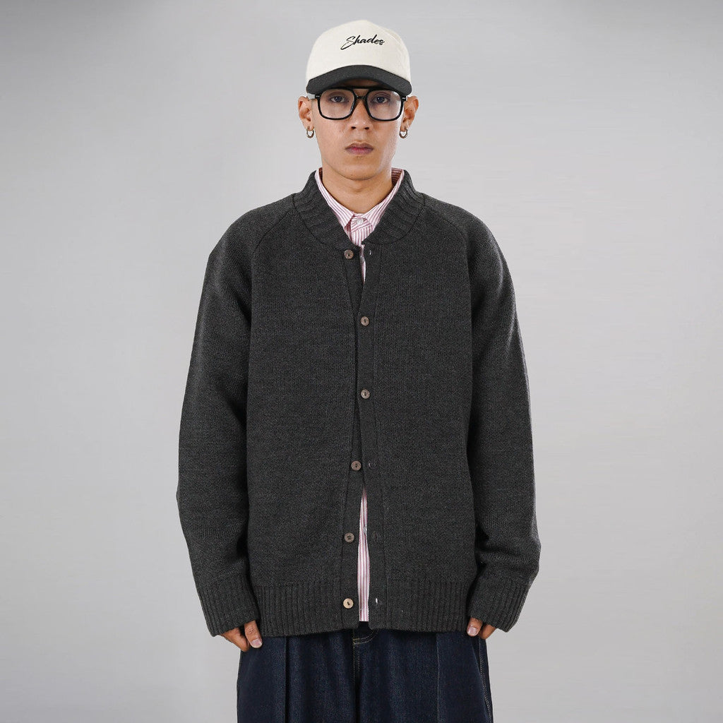Noforty Project Oversize Knittwear Jacket Raijin Grey