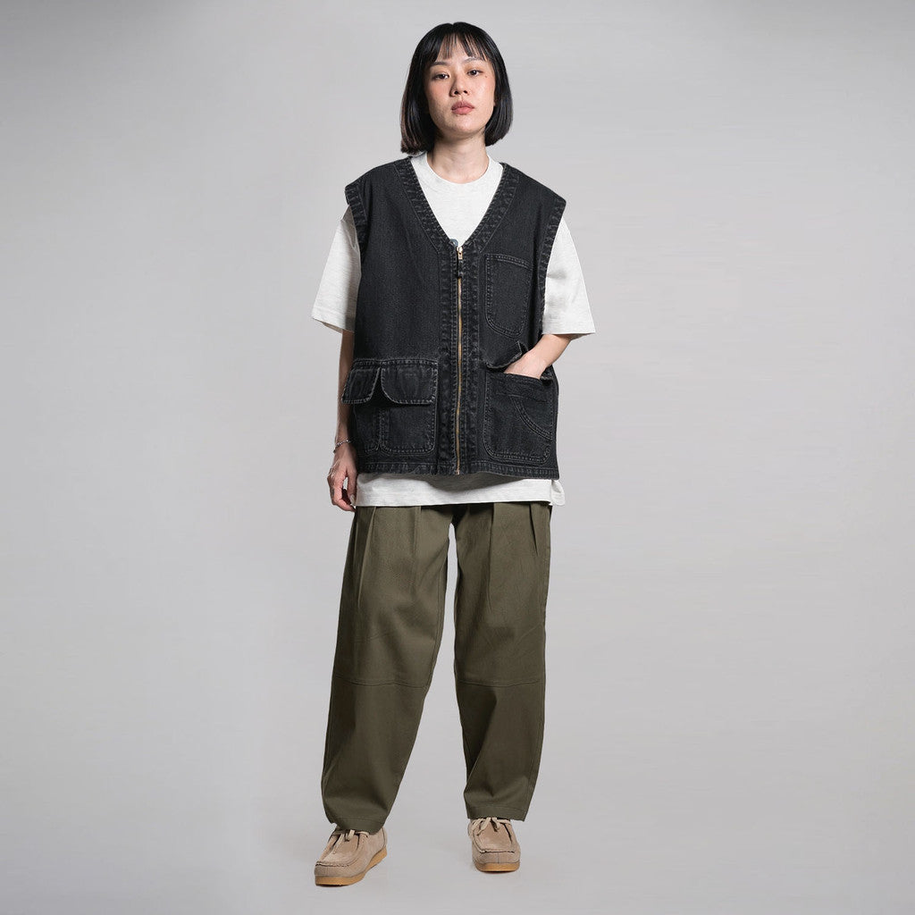 Noforty Project Denim Vest Dolce Black