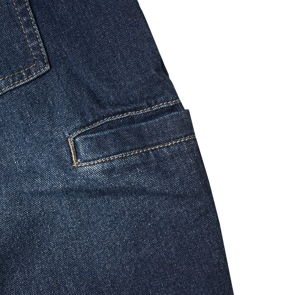 Noforty Project Long Baggy Jeans Pants Efra Dark Blue