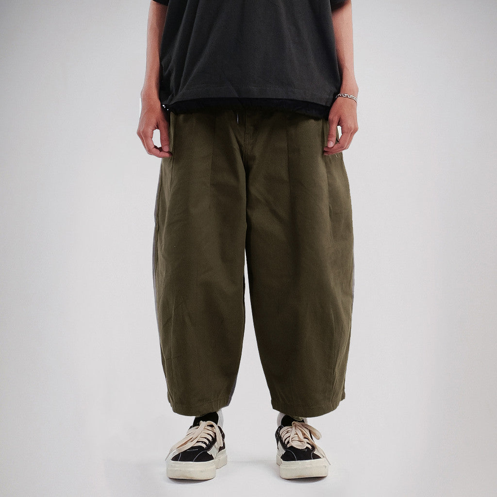 Noforty Project Balloon Long Pants Namaste Olive
