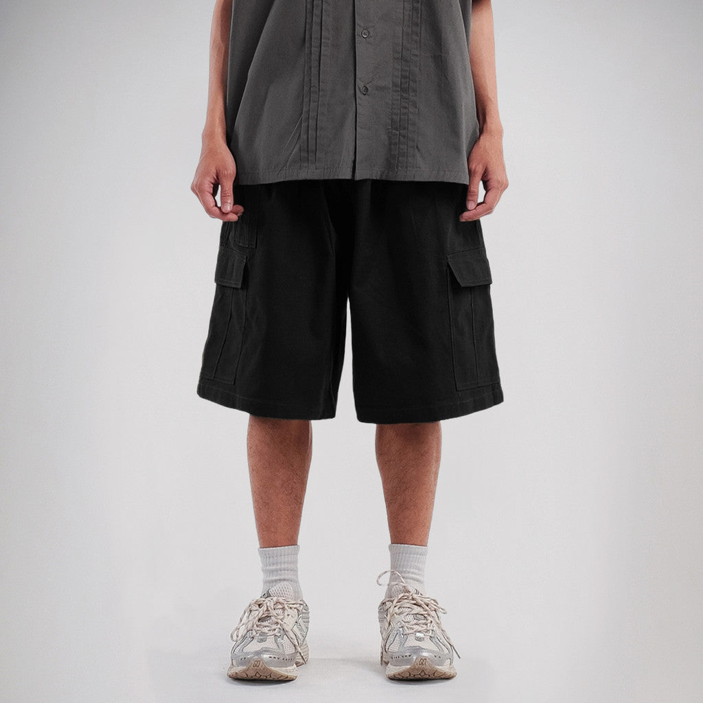 Noforty Project Short Cargo Pants Polend Black