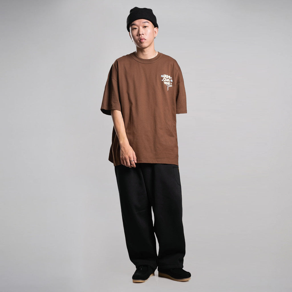 Noforty Project Oversize Tshirt Swill Brown