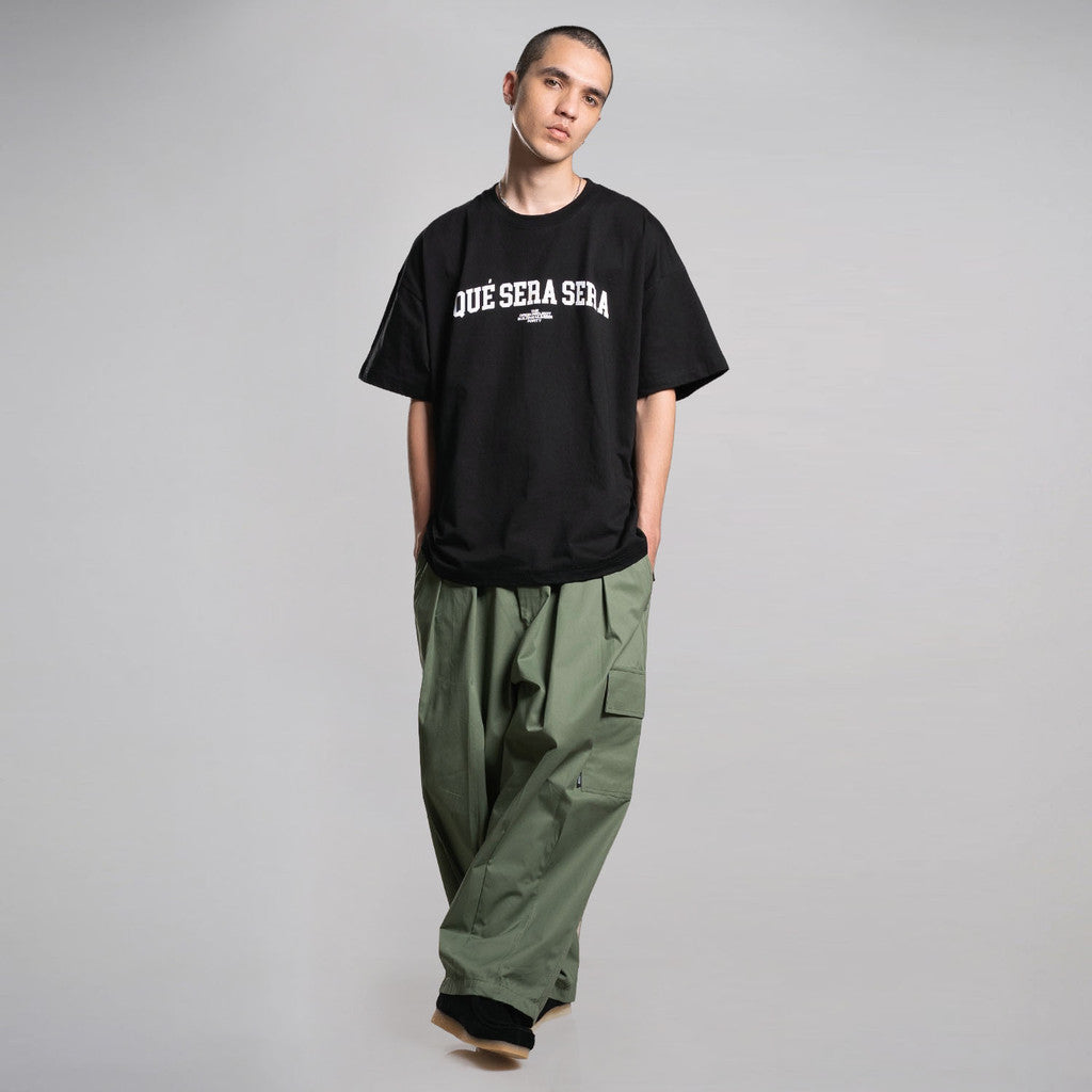 Noforty Project Oversize Tshirt Que Sera Black