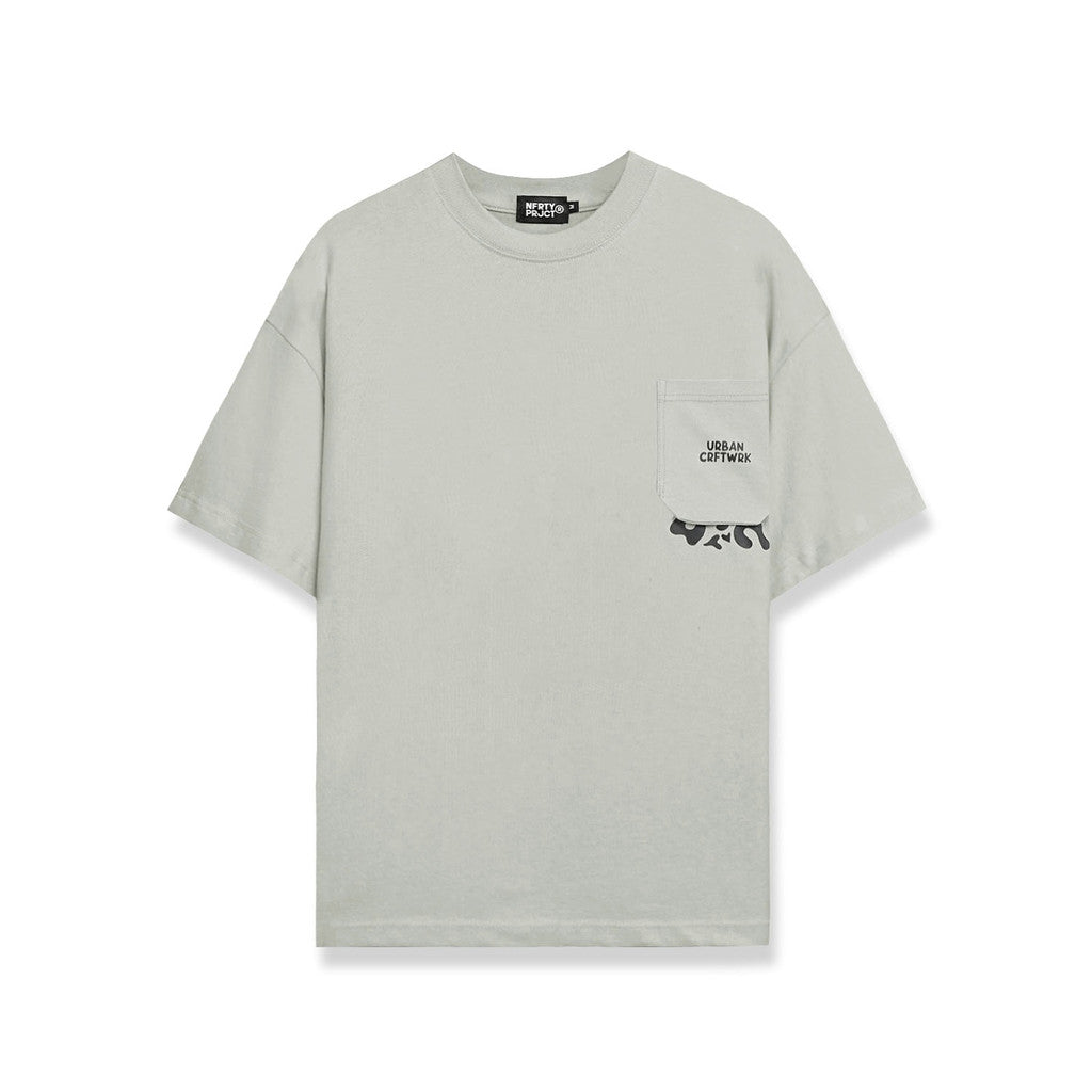 Noforty Project Oversize Tshirt Pards Light Grey