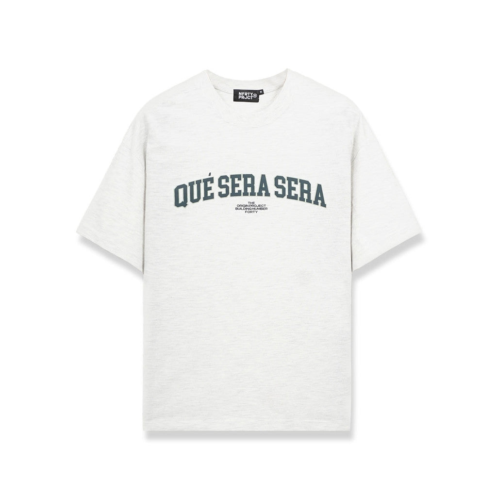 Noforty Project Oversize Tshirt Que Sera Grey