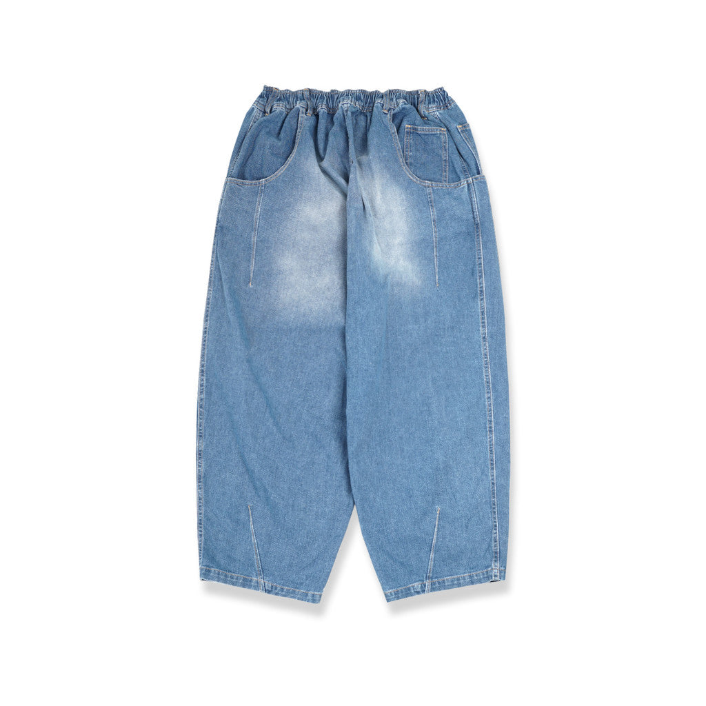 Noforty Project Baloon Denim Pants Saigon Medium Blue