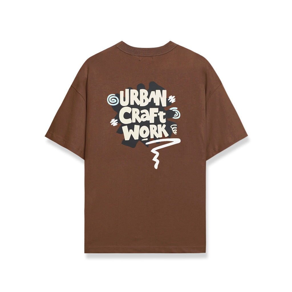 Noforty Project Oversize Tshirt Swill Brown