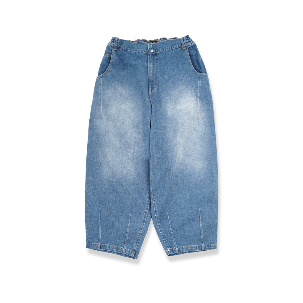 Noforty Project Baloon Denim Pants Saigon Medium Blue