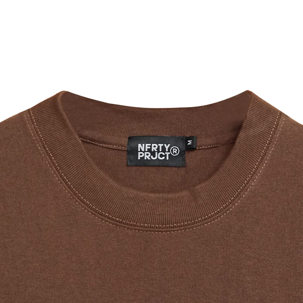 Noforty Project Oversize Tshirt Hexa Brown
