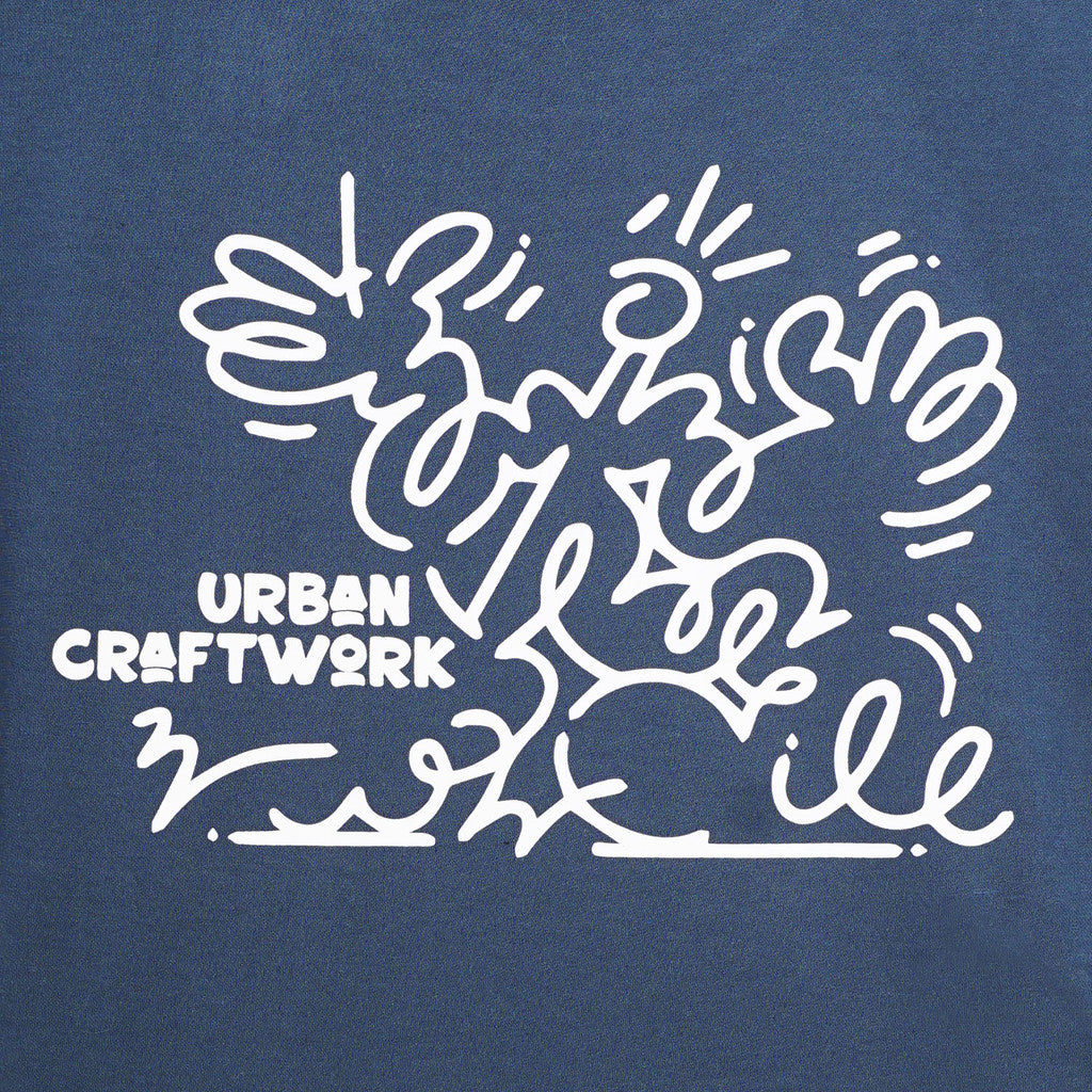 Noforty Project Oversize Tshirt Human Blue