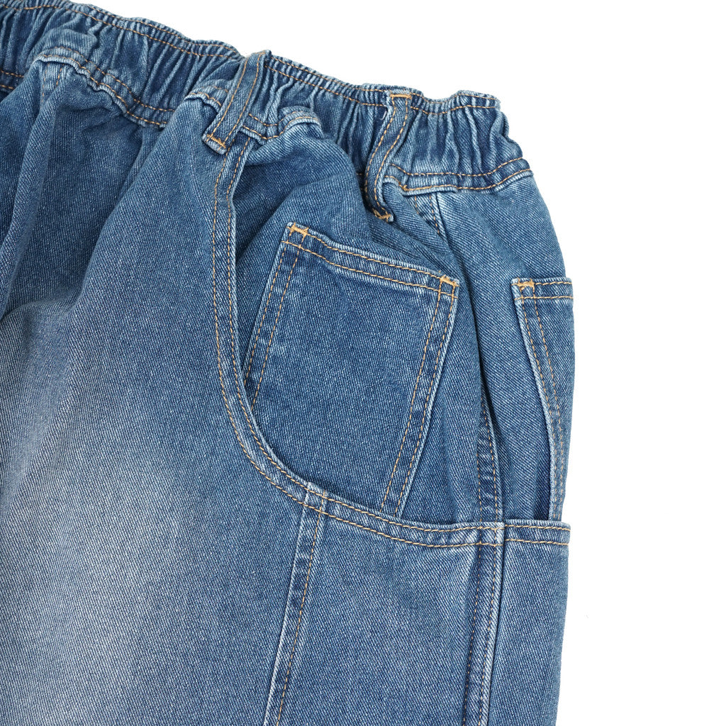 Noforty Project Baloon Denim Pants Saigon Medium Blue