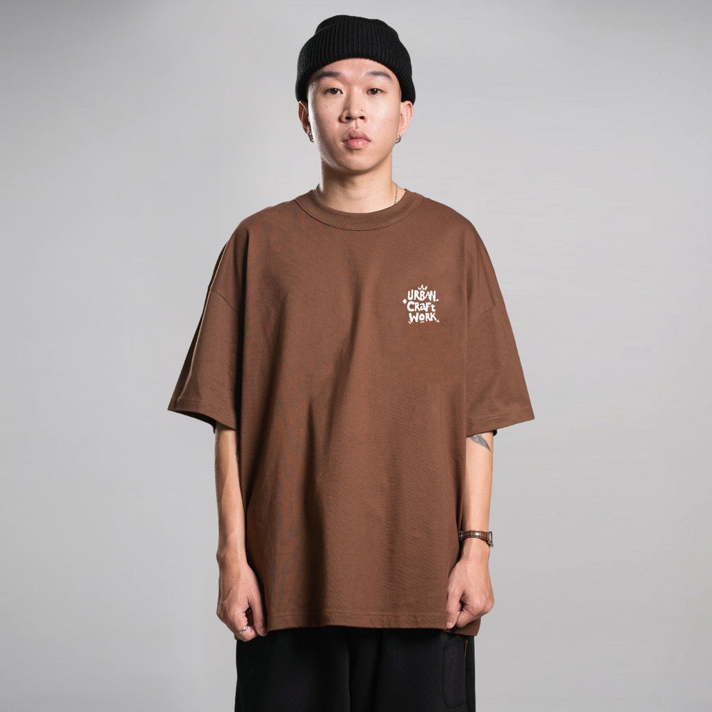 Noforty Project Oversize Tshirt Brooks Brown