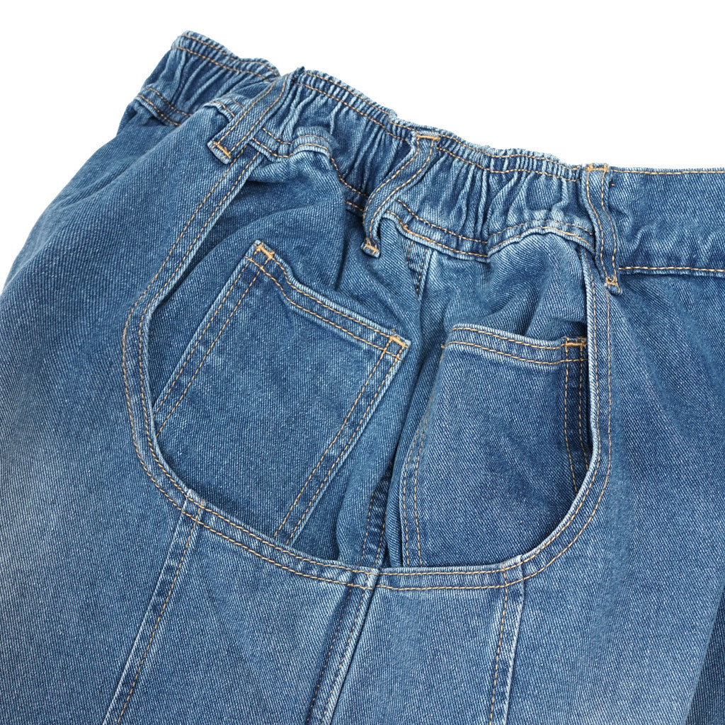 Noforty Project Baloon Denim Pants Saigon Medium Blue