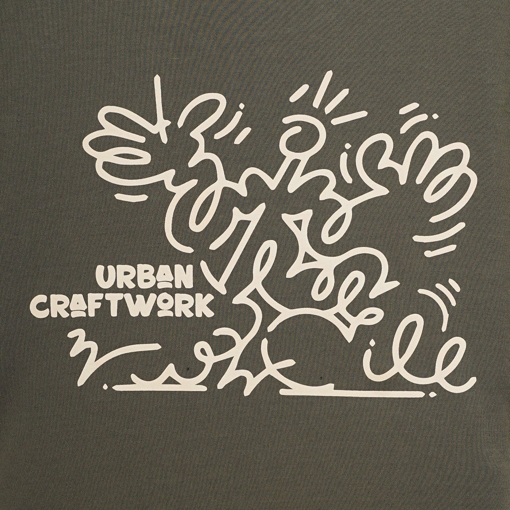 Noforty Project Oversize Tshirt Human Green