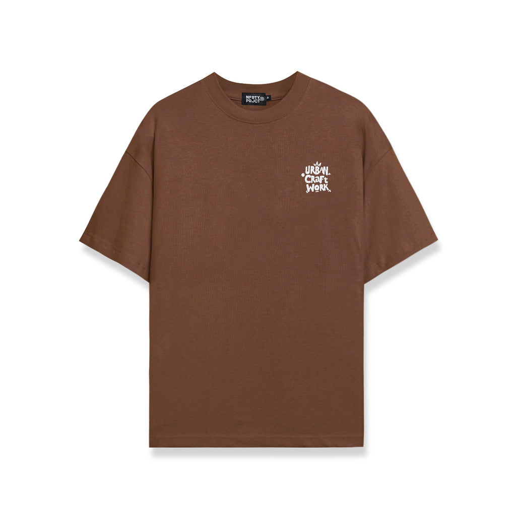 Noforty Project Oversize Tshirt Brooks Brown