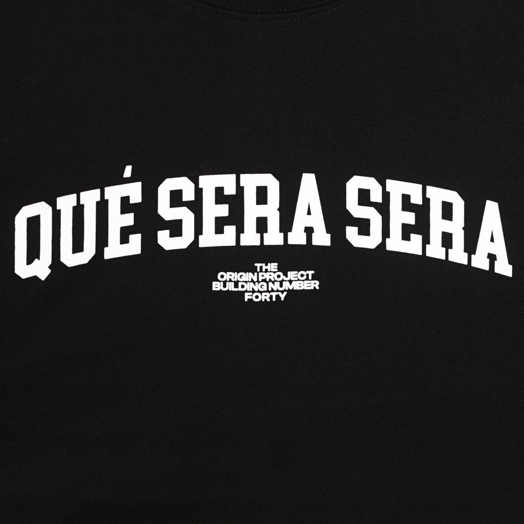 Noforty Project Oversize Tshirt Que Sera Black