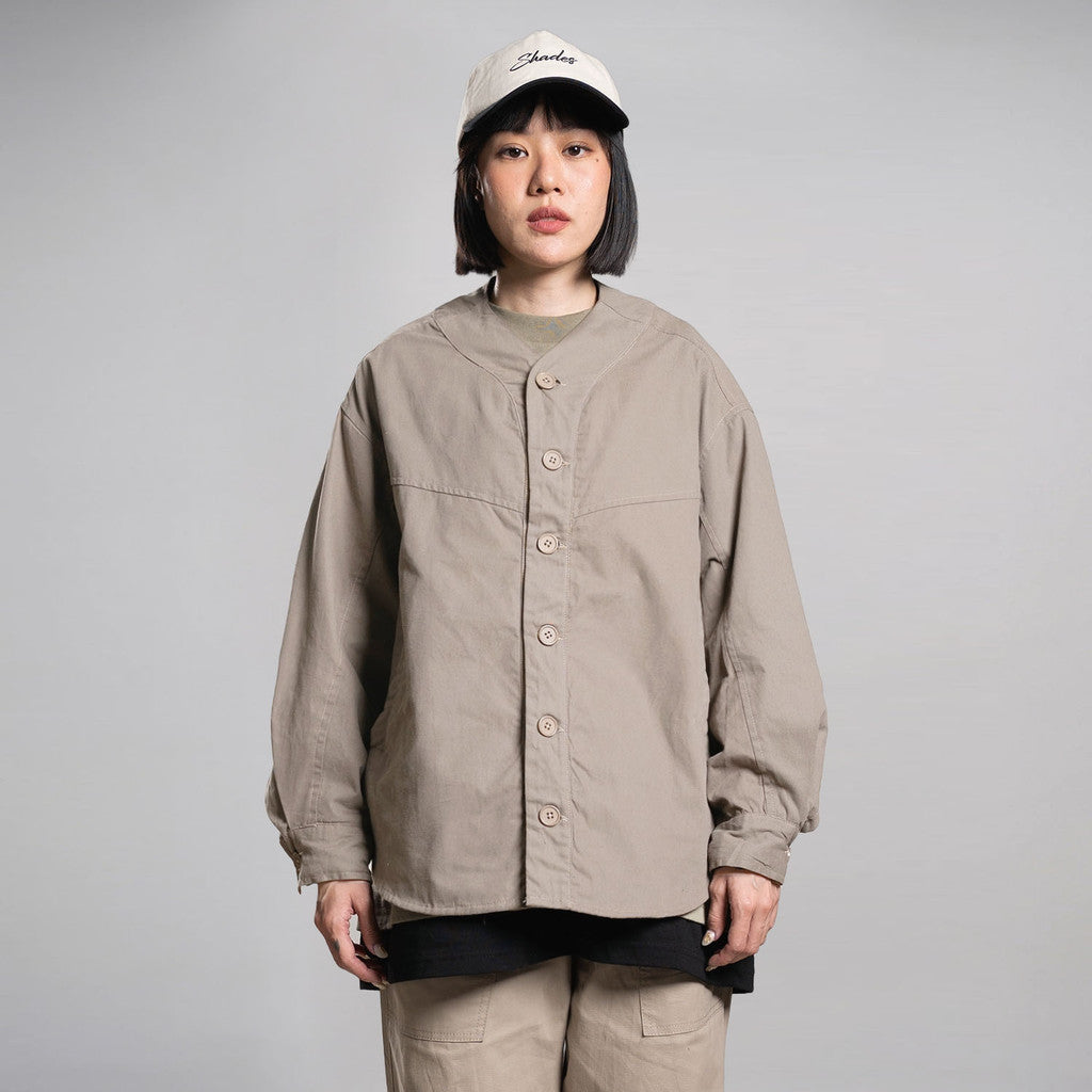 Noforty Project Oversize Jacket Kagawa Light Brown