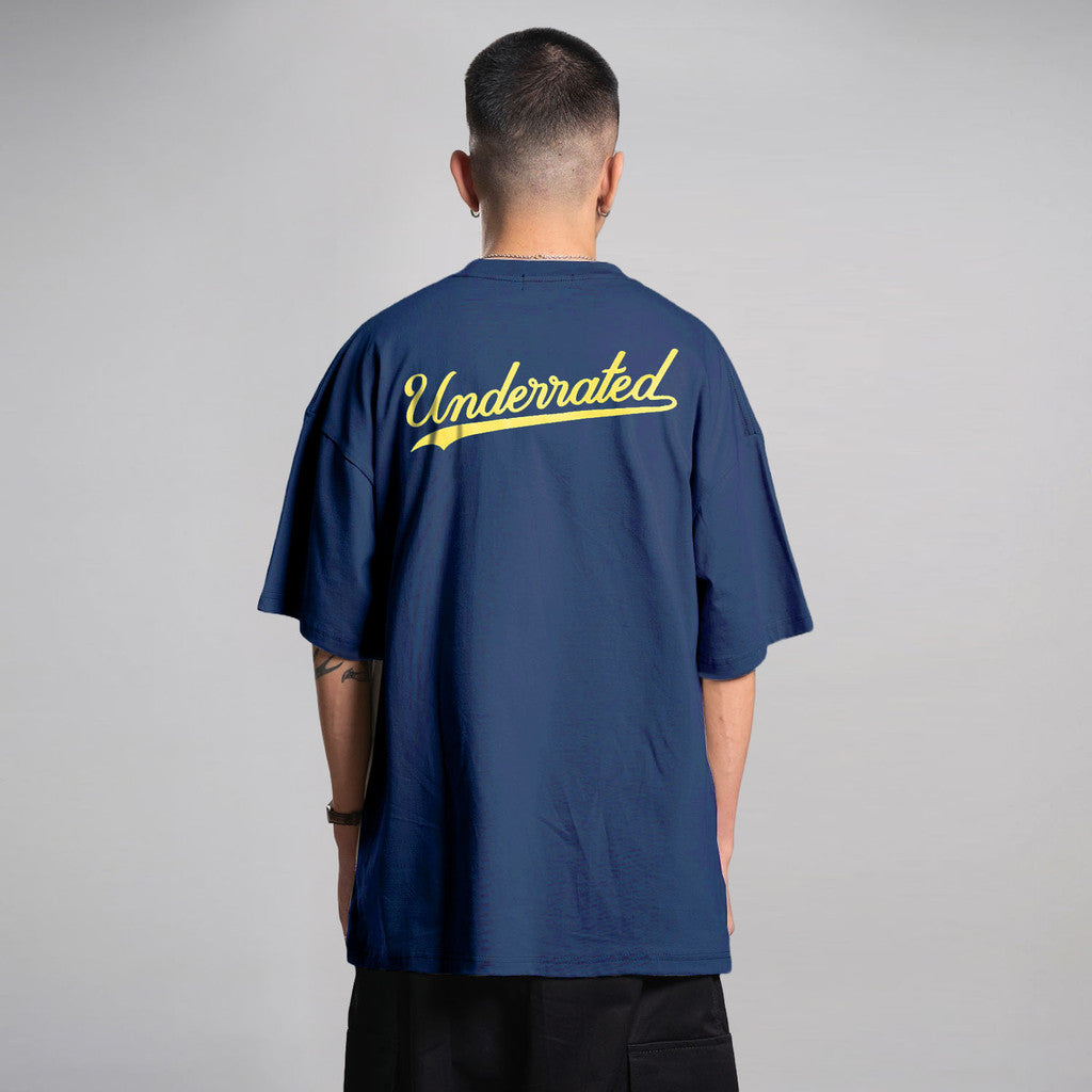 Noforty Project Oversize Tshirt Genuine Blue