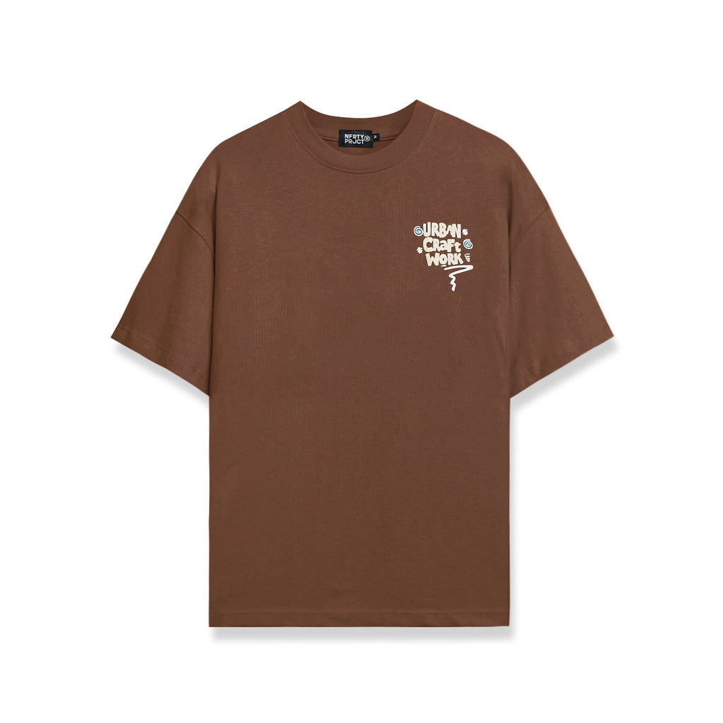 Noforty Project Oversize Tshirt Swill Brown