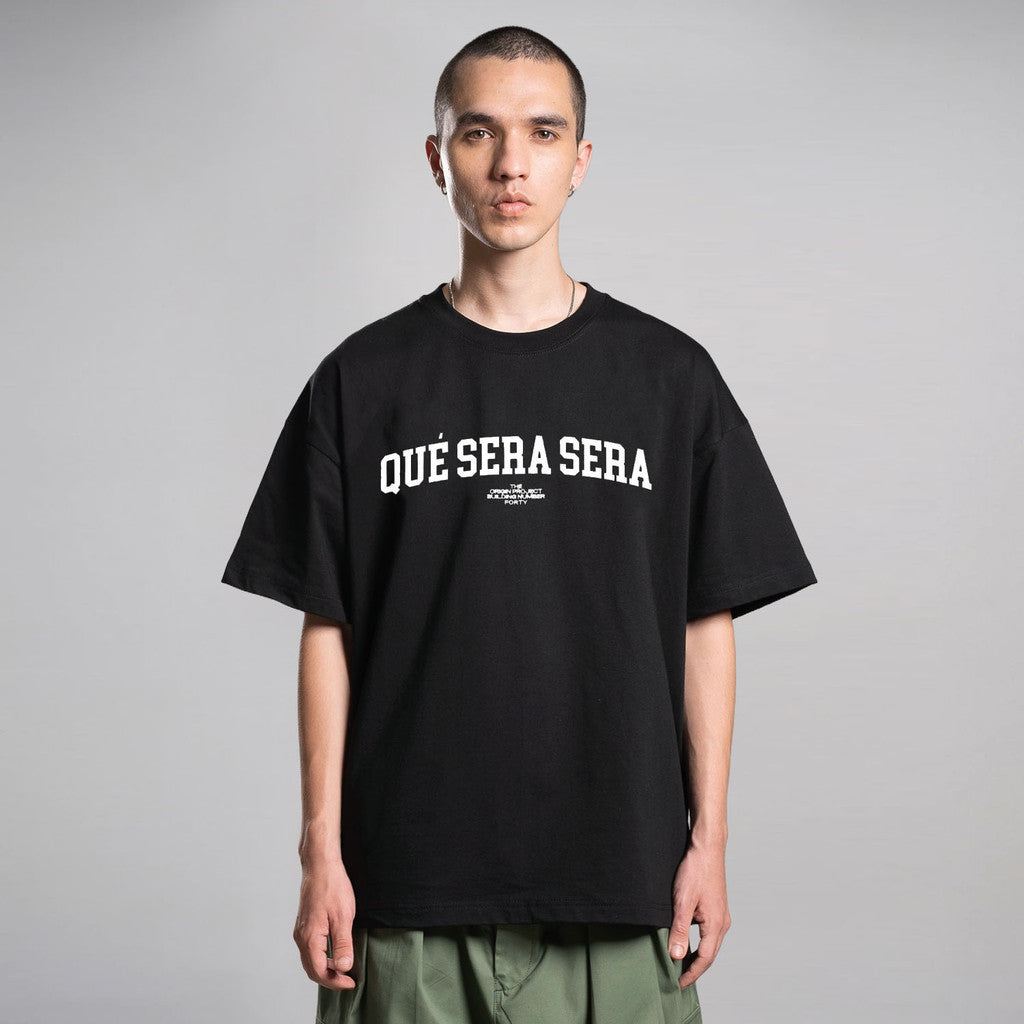 Noforty Project Oversize Tshirt Que Sera Black