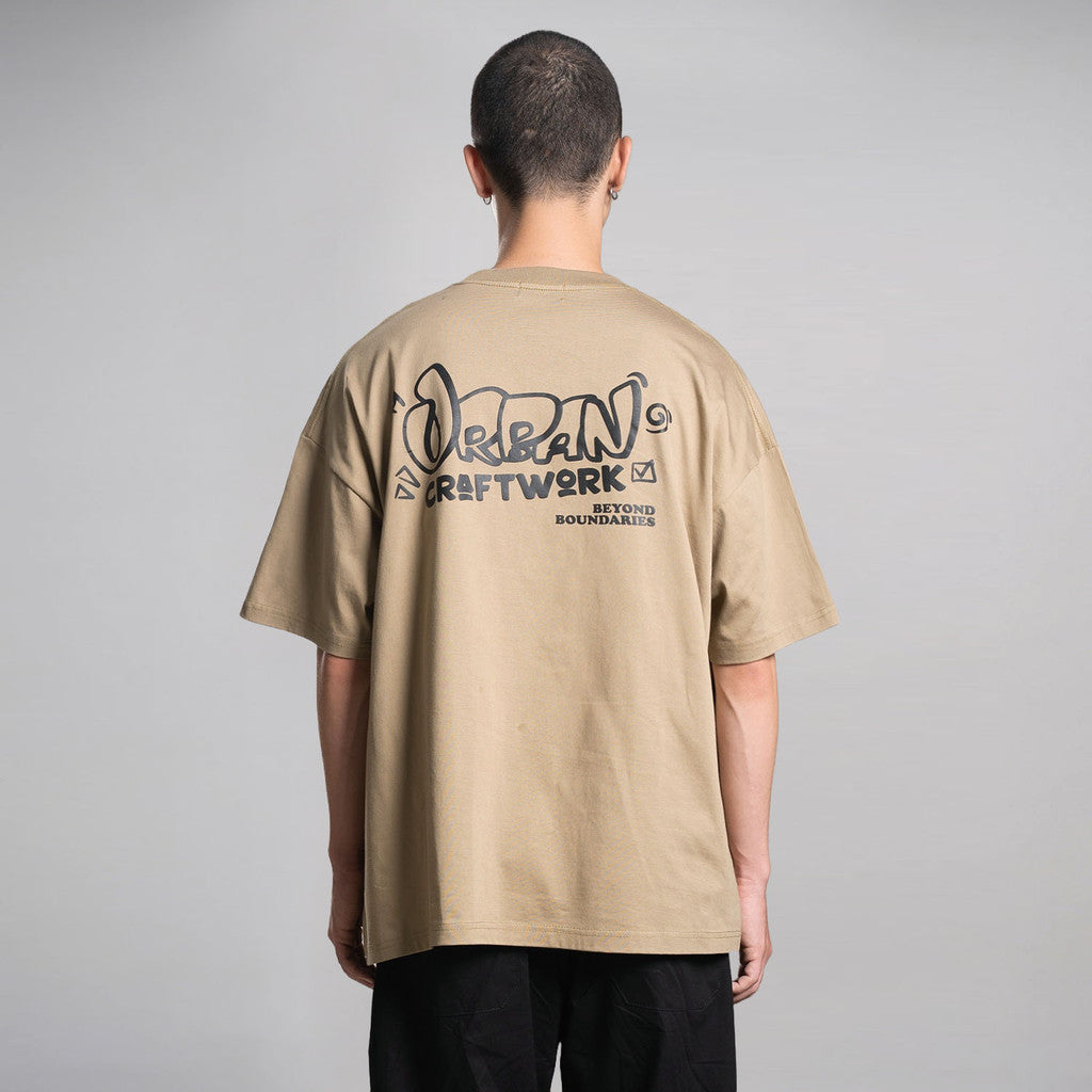 Noforty Project Oversize Tshirt Falcon Khaki