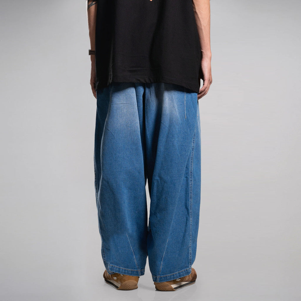 Noforty Project Baloon Denim Pants Saigon Medium Blue