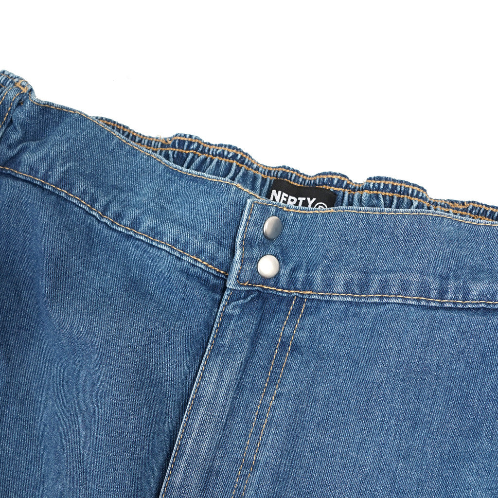Noforty Project Baloon Denim Pants Saigon Medium Blue