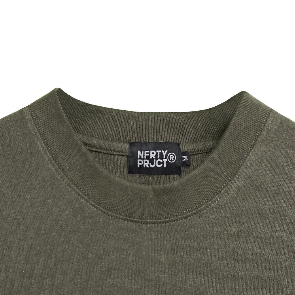 Noforty Project Oversize Tshirt Human Green