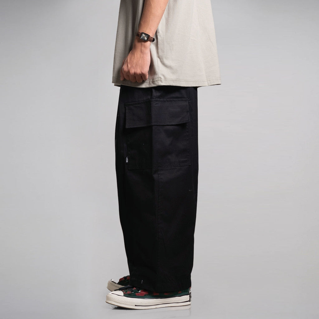 Noforty Project Baloon Cargo Pants Carmelo Black