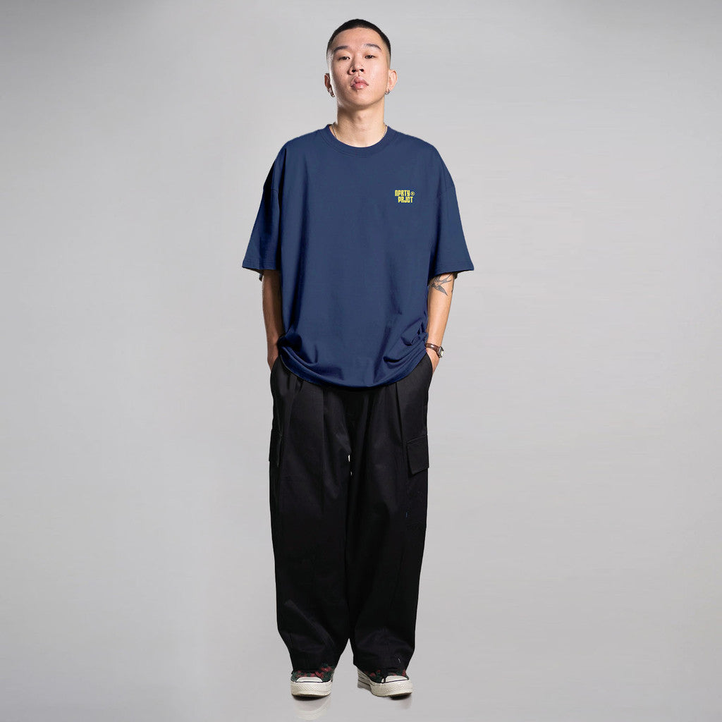 Noforty Project Oversize Tshirt Genuine Blue