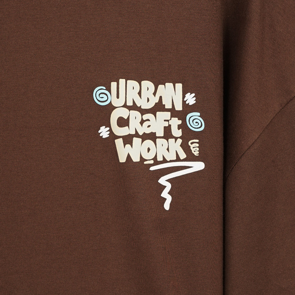 Noforty Project Oversize Tshirt Swill Brown