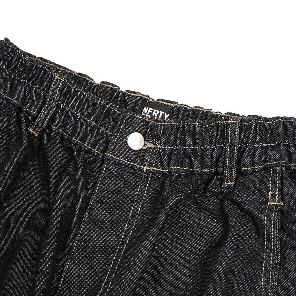 Noforty Project Jort Denim Short Pants Naka Black