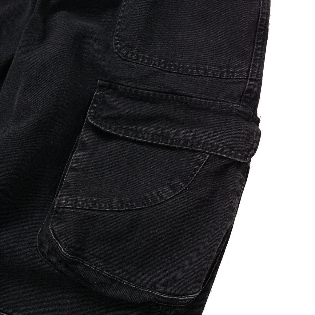 Noforty Project Baggy Cargo Long Pants Hamford Black