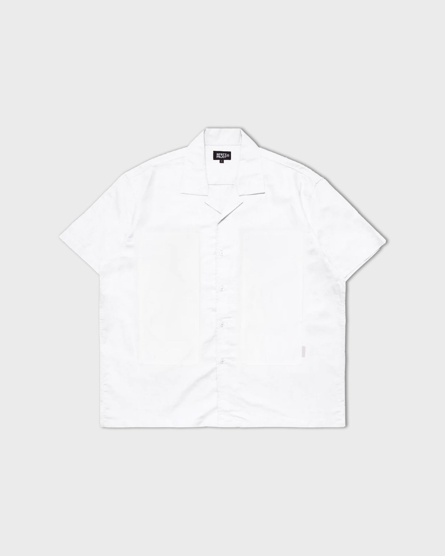 Kemeja Bowling Oversize Yaba Shirt White