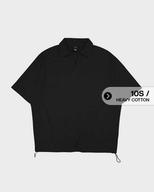 Noforty Project Oversize Poloshirt Luminer Black