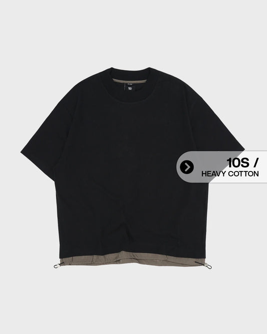 Noforty Project Oversize Tshirt Oblique Black