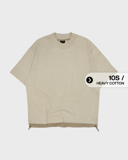 Noforty Project Oversize Tshirt Oblique Beidge