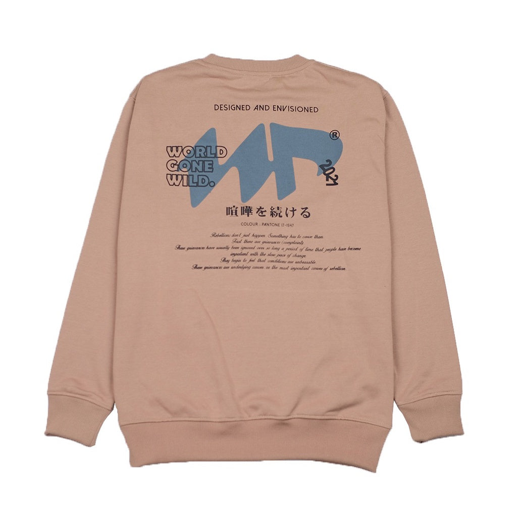 Noforty Project Sweater Crewneck Gone Wild Mocca