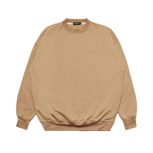 Noforty Sweater Crewneck Oversize Country Light Brown