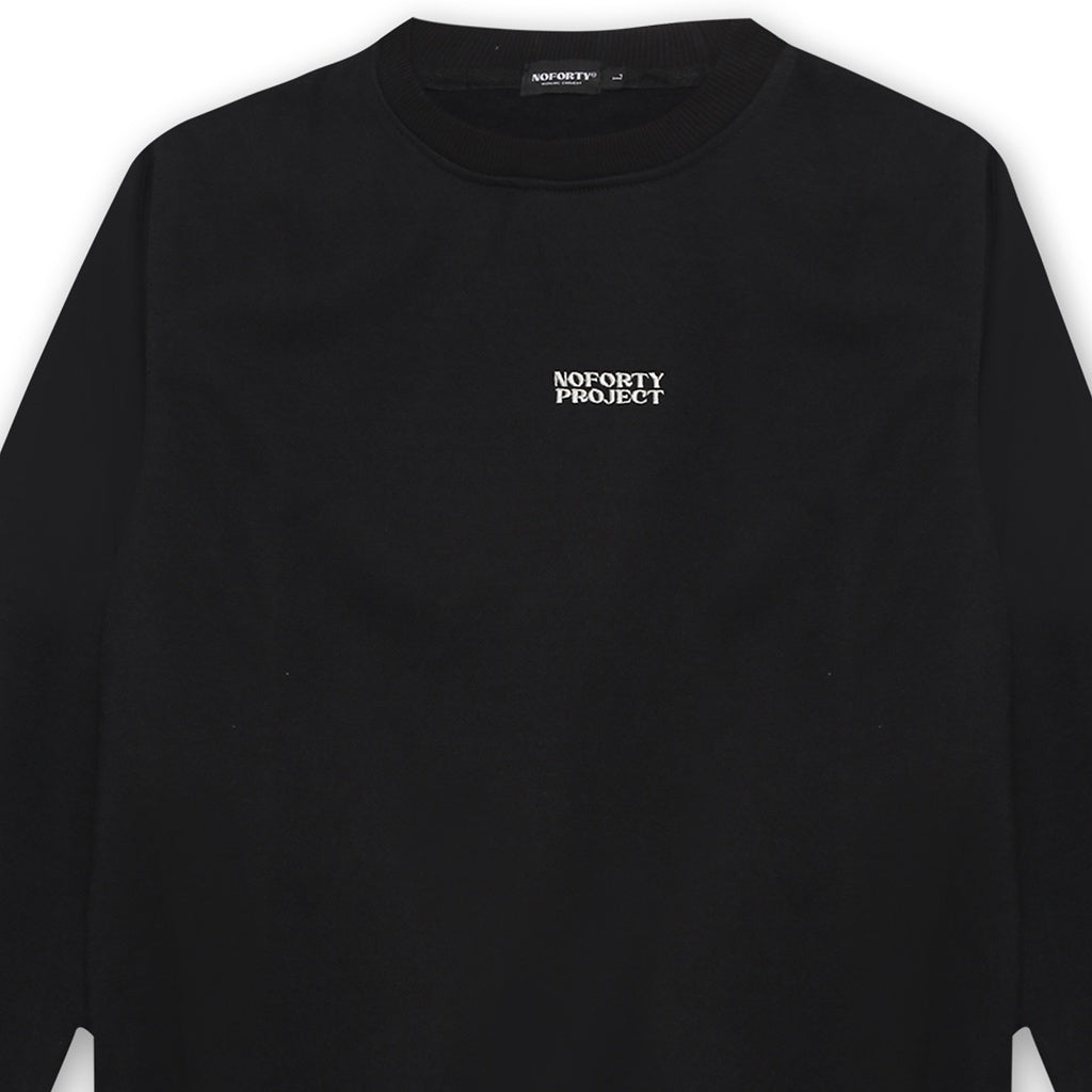 Noforty Sweater Crewneck Experimental Black