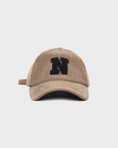 Noforty Alphabet Cap N Light Brown