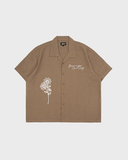 Noforty Project Oversize Short Shirt Gora Brown